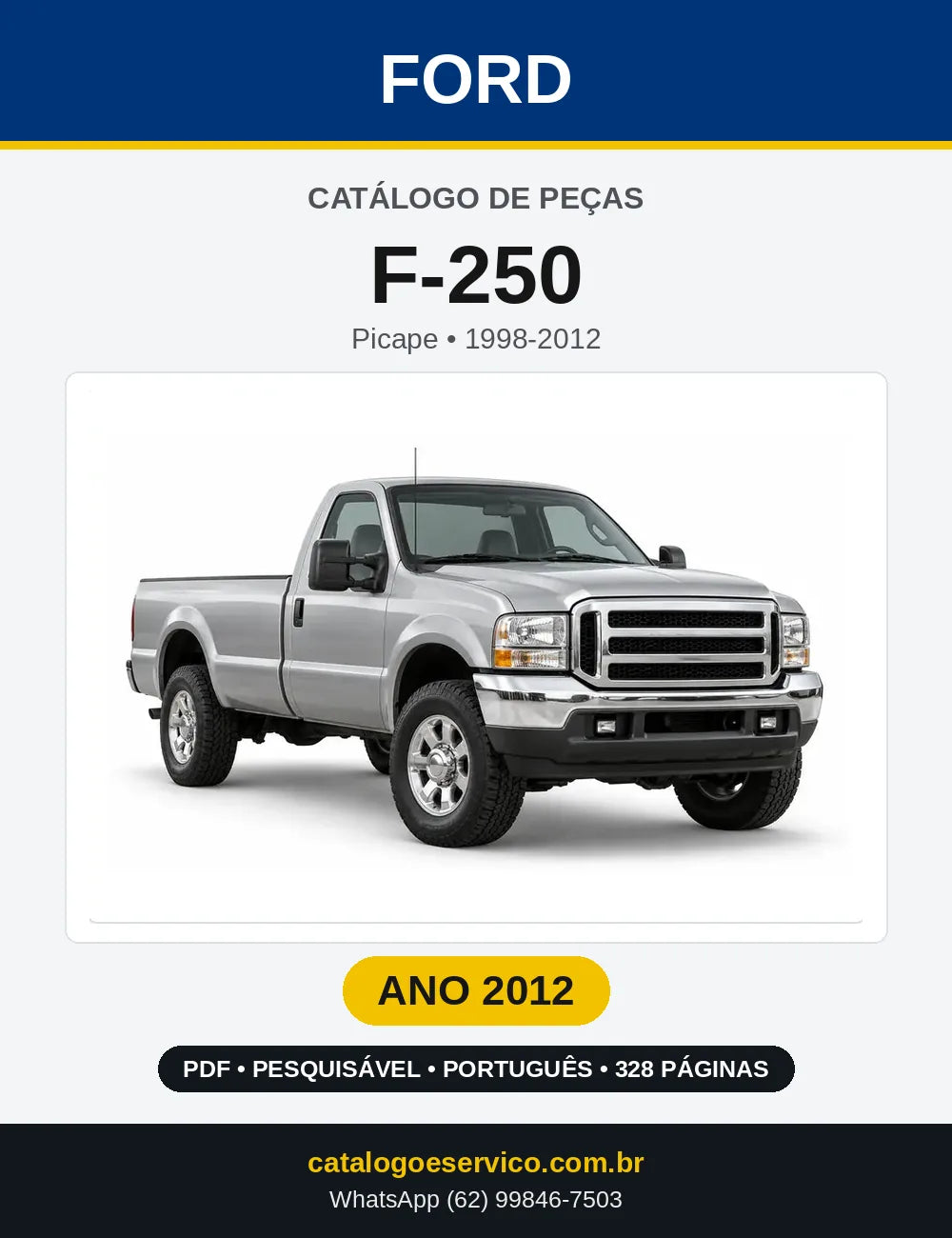 Catálogo de Peças Ford F-250 2012 — 328 páginas