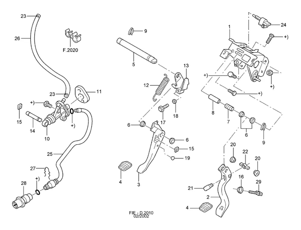 Catálogo de Peças Ford Fiesta — vista explodida 2