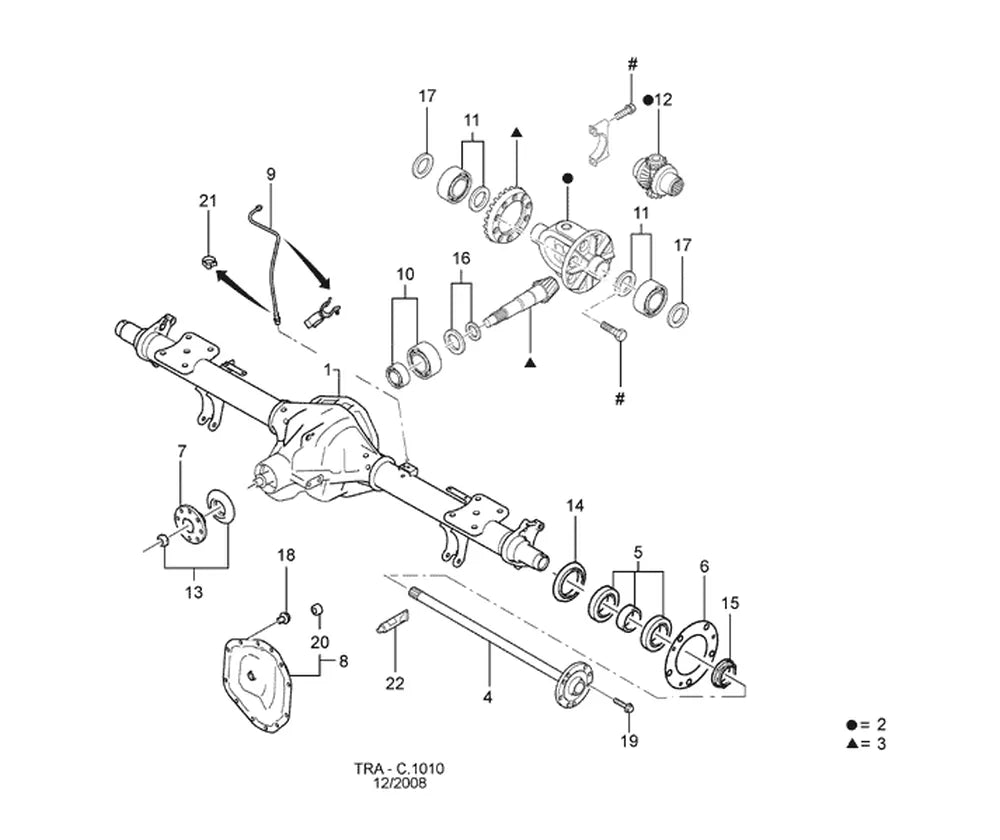 Catálogo de Peças Ford Transit — vista explodida 2