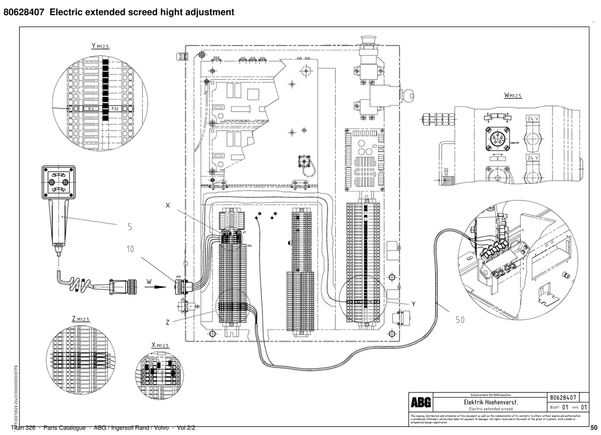 ABG Titan 326 Ingersoll Rand — vista explodida 3
