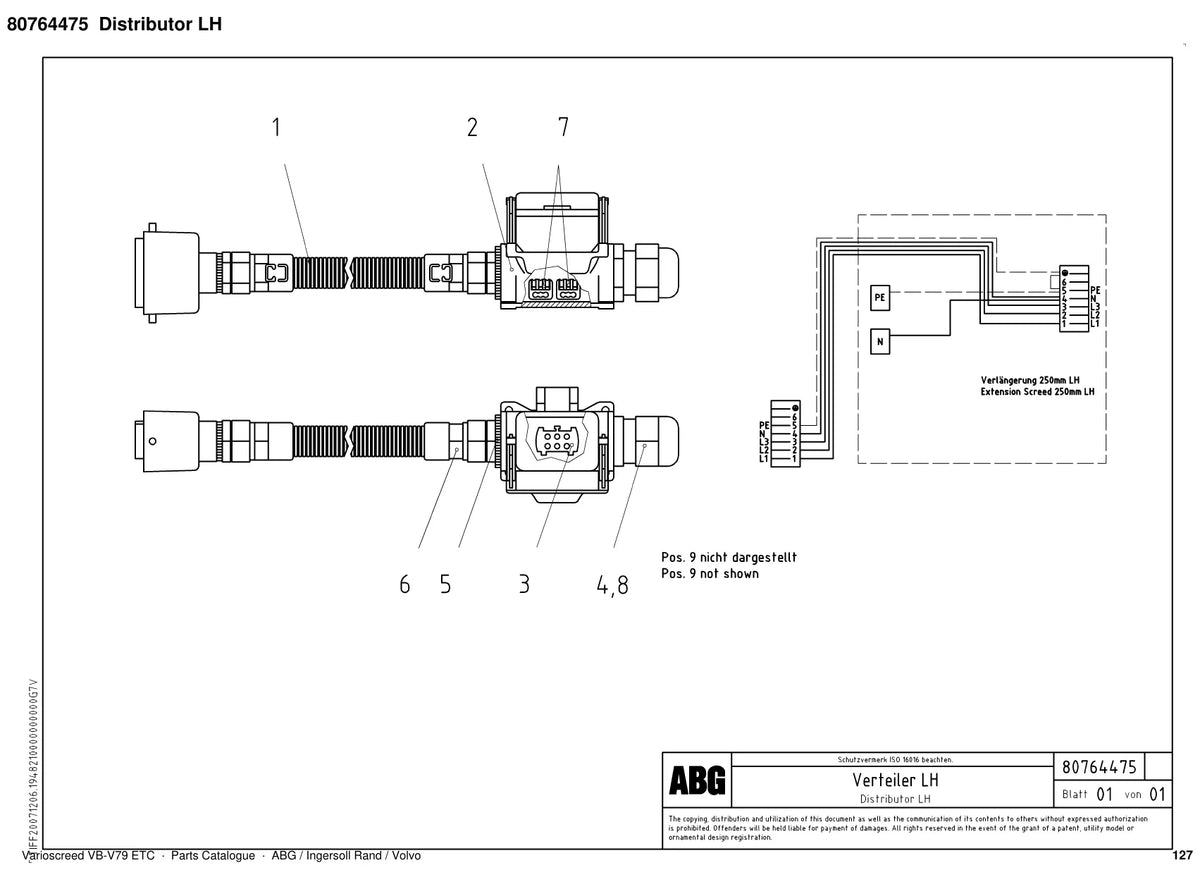 ABG Varioscreed VB-V79 ETC Ingersoll Rand — vista explodida 2