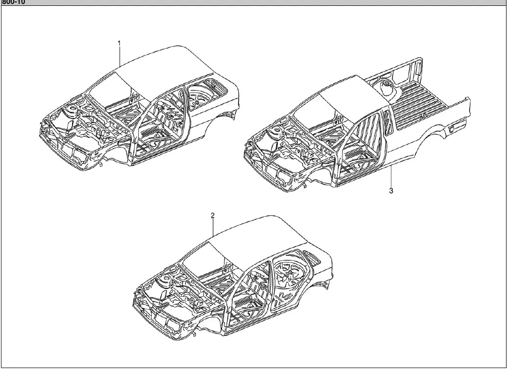 Catálogo de Peças Volkswagen Saveiro G2 TS, GL, Summer e City (1994-2002) — imagem original 3