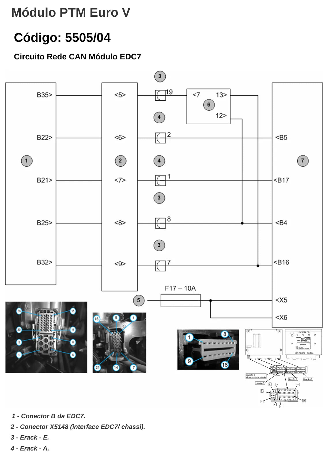 Página do manual de diagnóstico PTM Caminhão pesado Volkswagen Constellation Euro 5 — esquema elétrico e passo a passo (amostra 3)