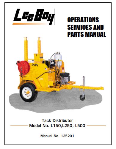 CATALOGO DE PEÇAS PDF DISTRIBUIDOR L150 L250 L500 - LEEBOY