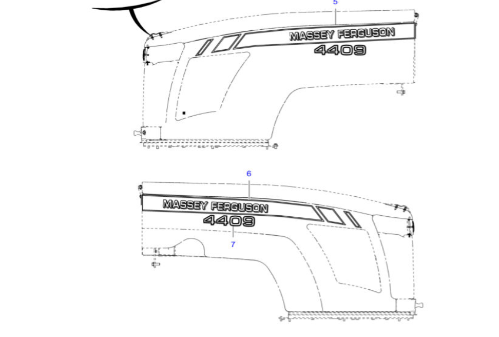 MF4409 Trator Massey Ferguson - Catalogo De Pecas PDF