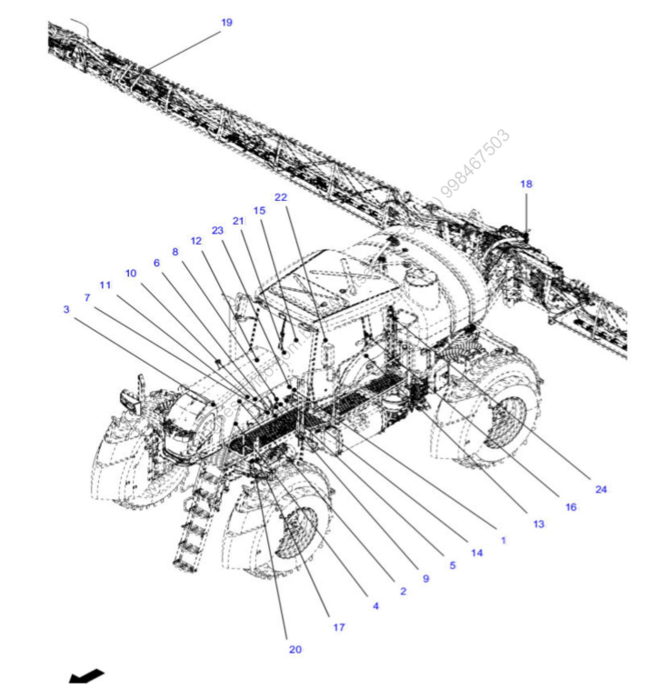 Catálogo de Peças Pulverizador Valtra BS2225H e BS2225H HITECH - Download PDF Completo