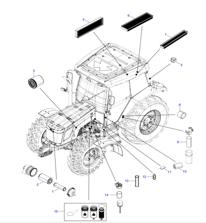 MF4410 Trator - Catalogo De Pecas Completo Massey Ferguson
