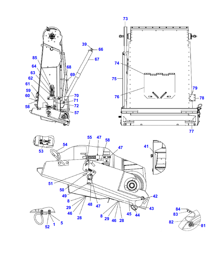 Catalogo de pecas MF6690 Colheitadeura Massey Hibrida Calsse 5