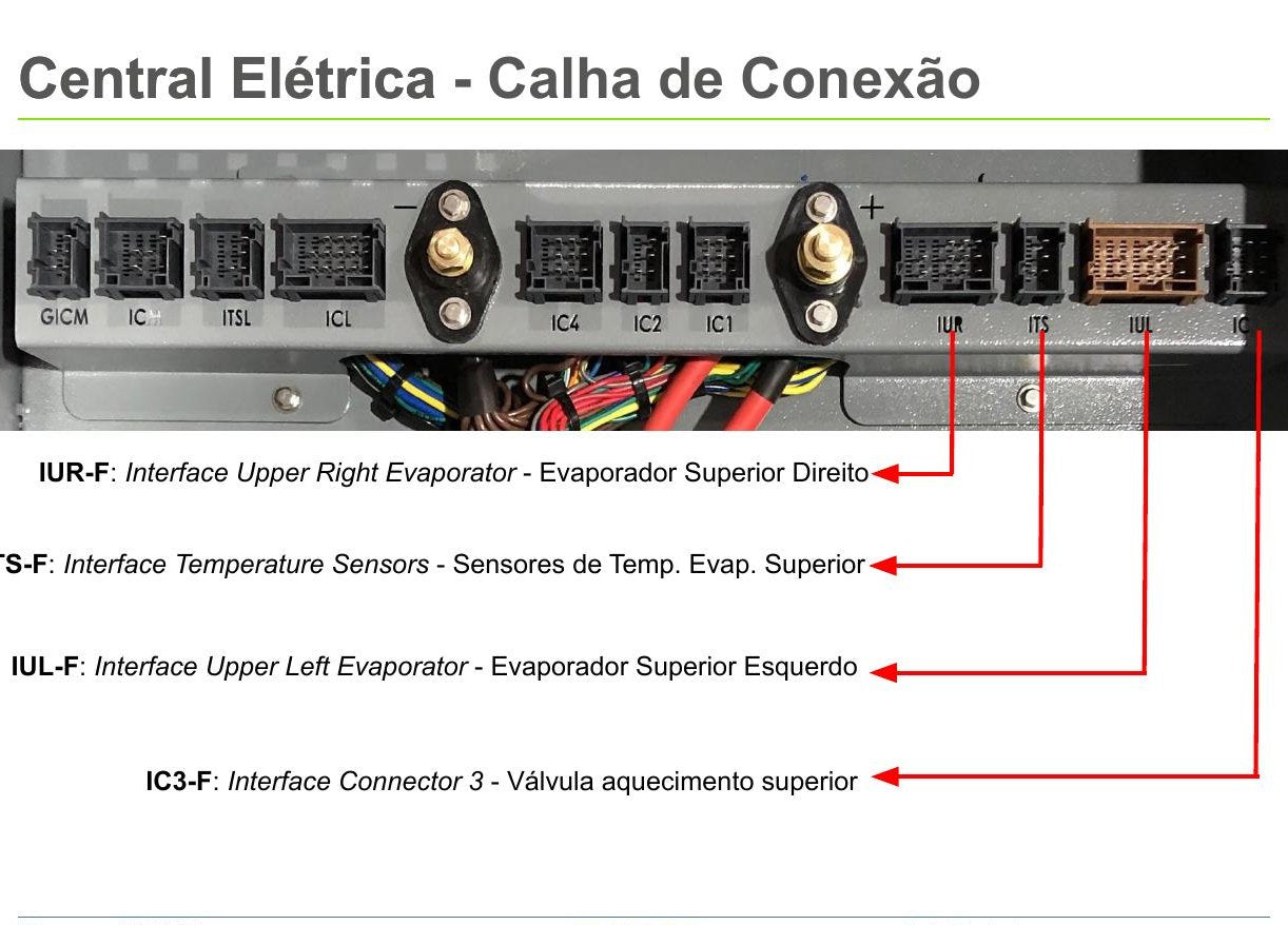 Diagrama Eletrico Ar Condicionado CC430 - DD — Ar-condicionado CC430-DD mapeado conector por conector - diagrama 2