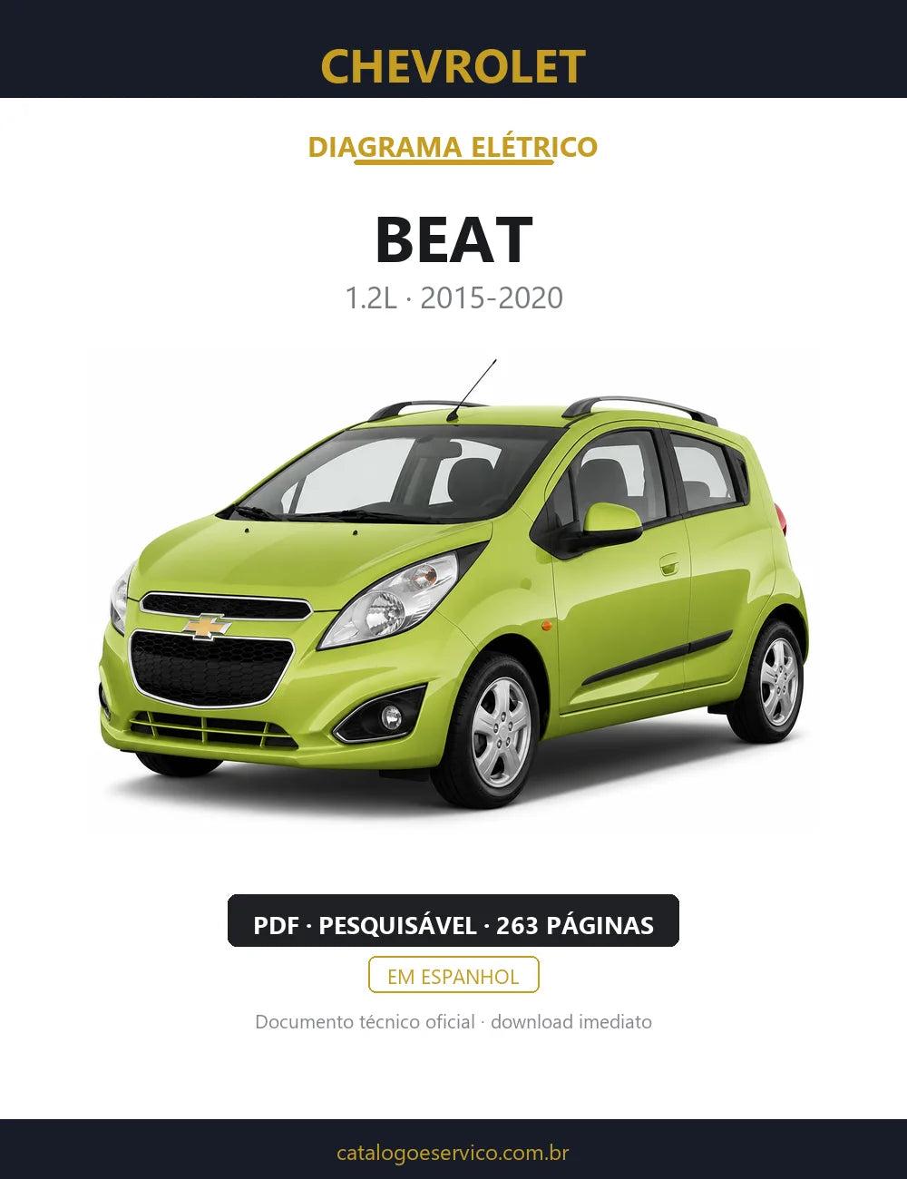 Diagrama Elétrico Chevrolet Beat — capa