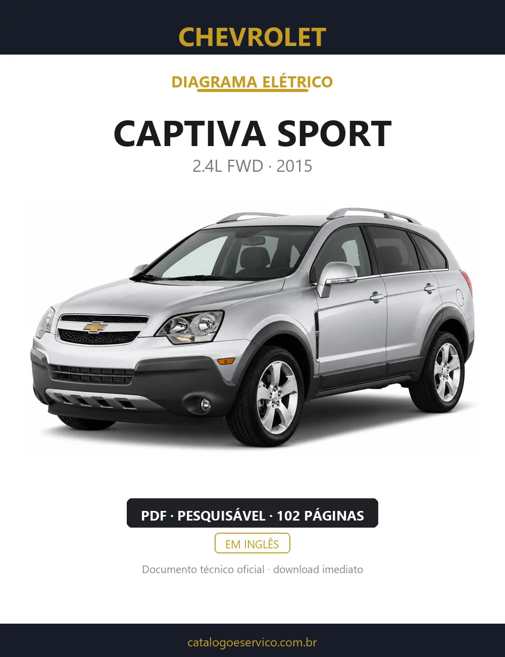 Diagrama Elétrico Chevrolet Captiva Sport — capa