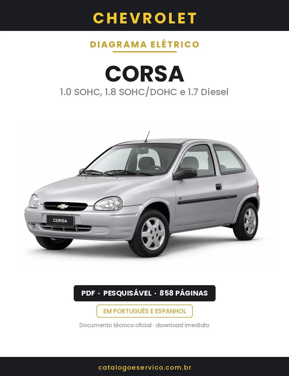 Diagrama Elétrico Chevrolet Corsa — capa