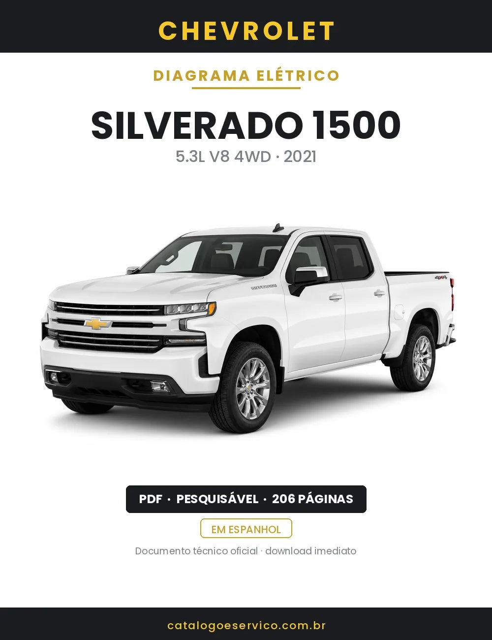 Diagrama Elétrico Chevrolet Silverado 1500 — capa