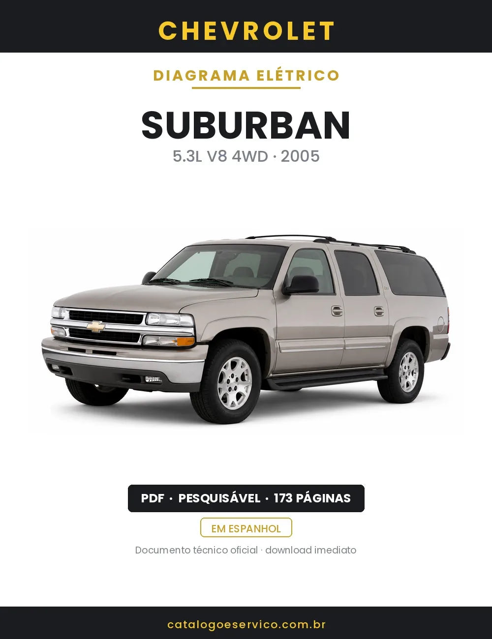 Diagrama Elétrico Chevrolet Suburban — capa