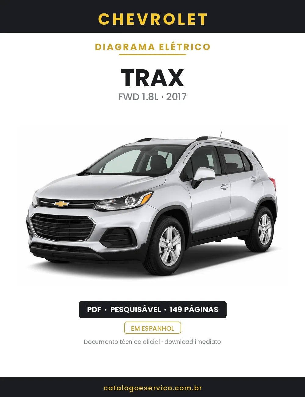 Diagrama Elétrico Chevrolet Trax — capa