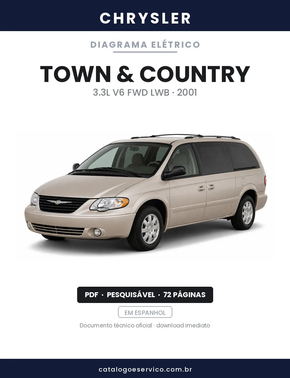 Diagrama Elétrico Chrysler Town & Country — capa