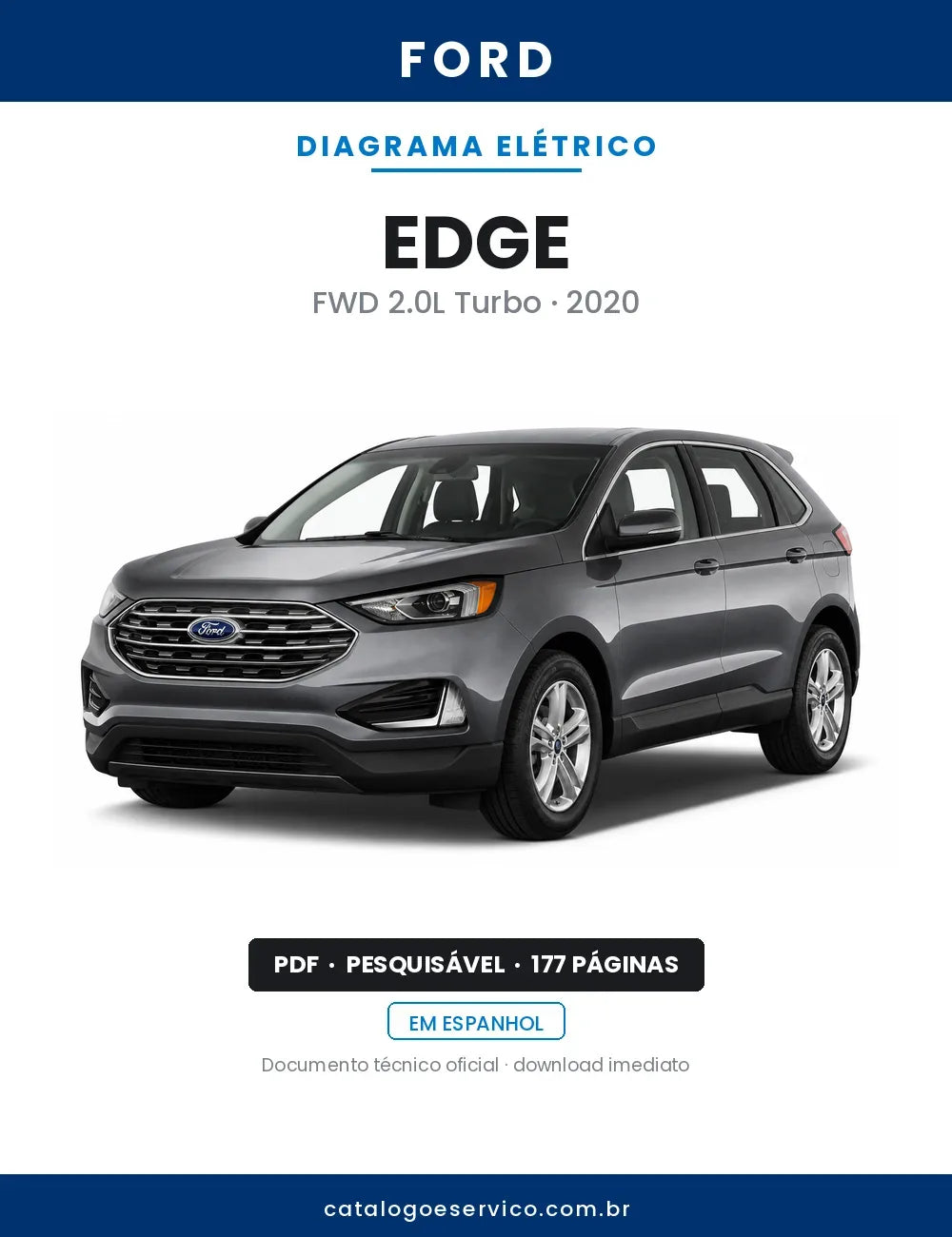 Diagrama Elétrico Ford Edge — capa