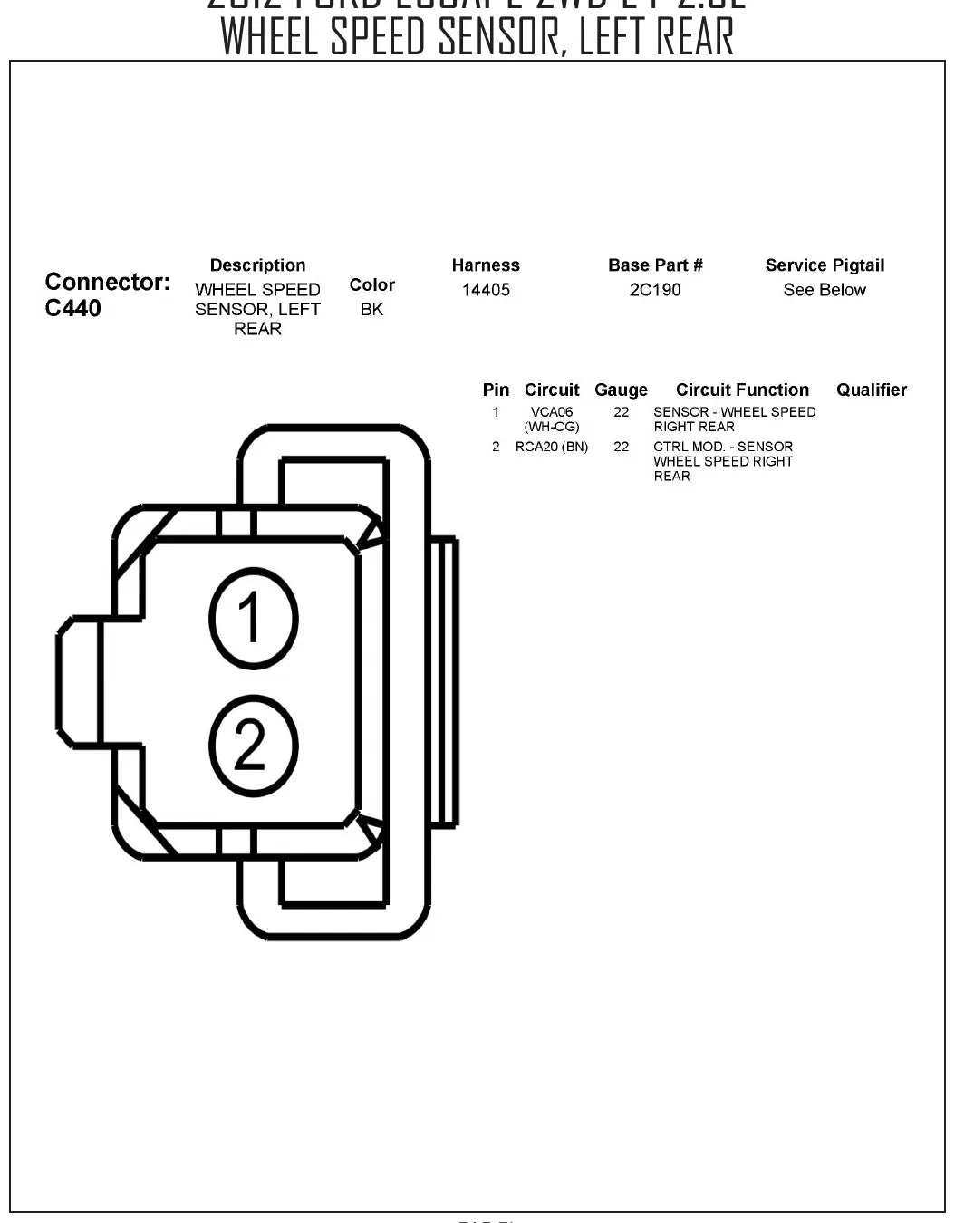 Diagrama Elétrico Ford Escape — prancha de circuito 3