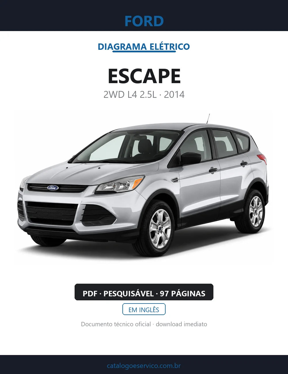 Diagrama Elétrico Ford Escape — capa