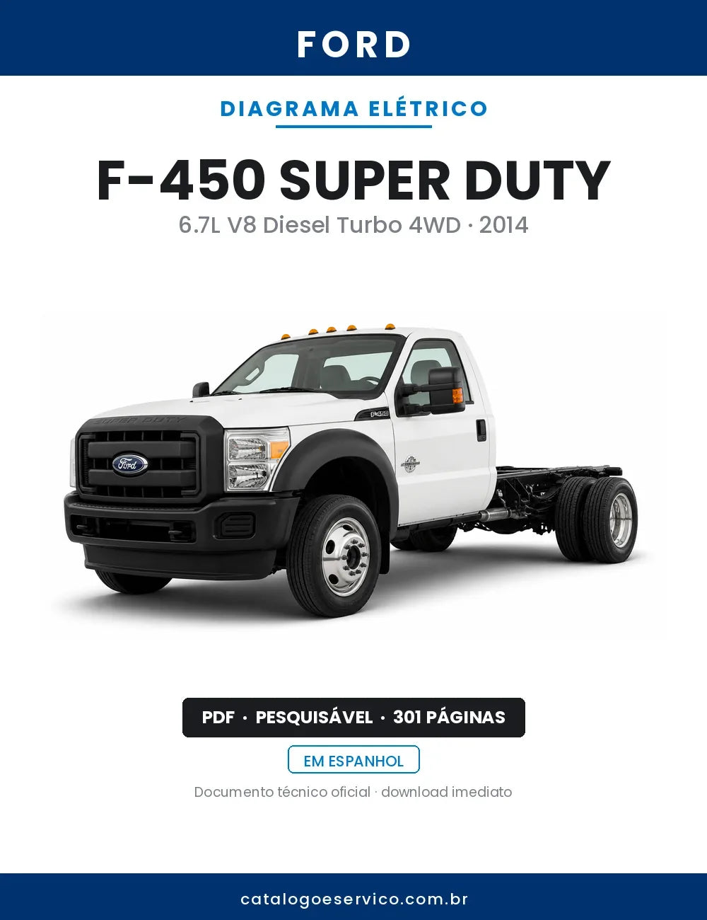 Diagrama Elétrico Ford F-450 Super Duty — capa