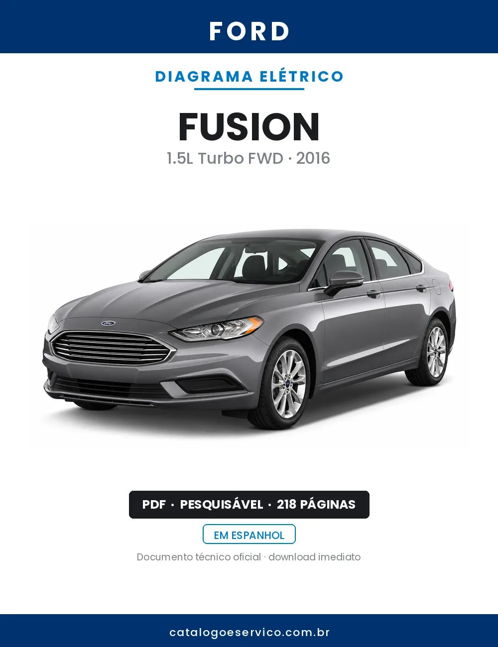 Diagrama Elétrico Ford Fusion — capa
