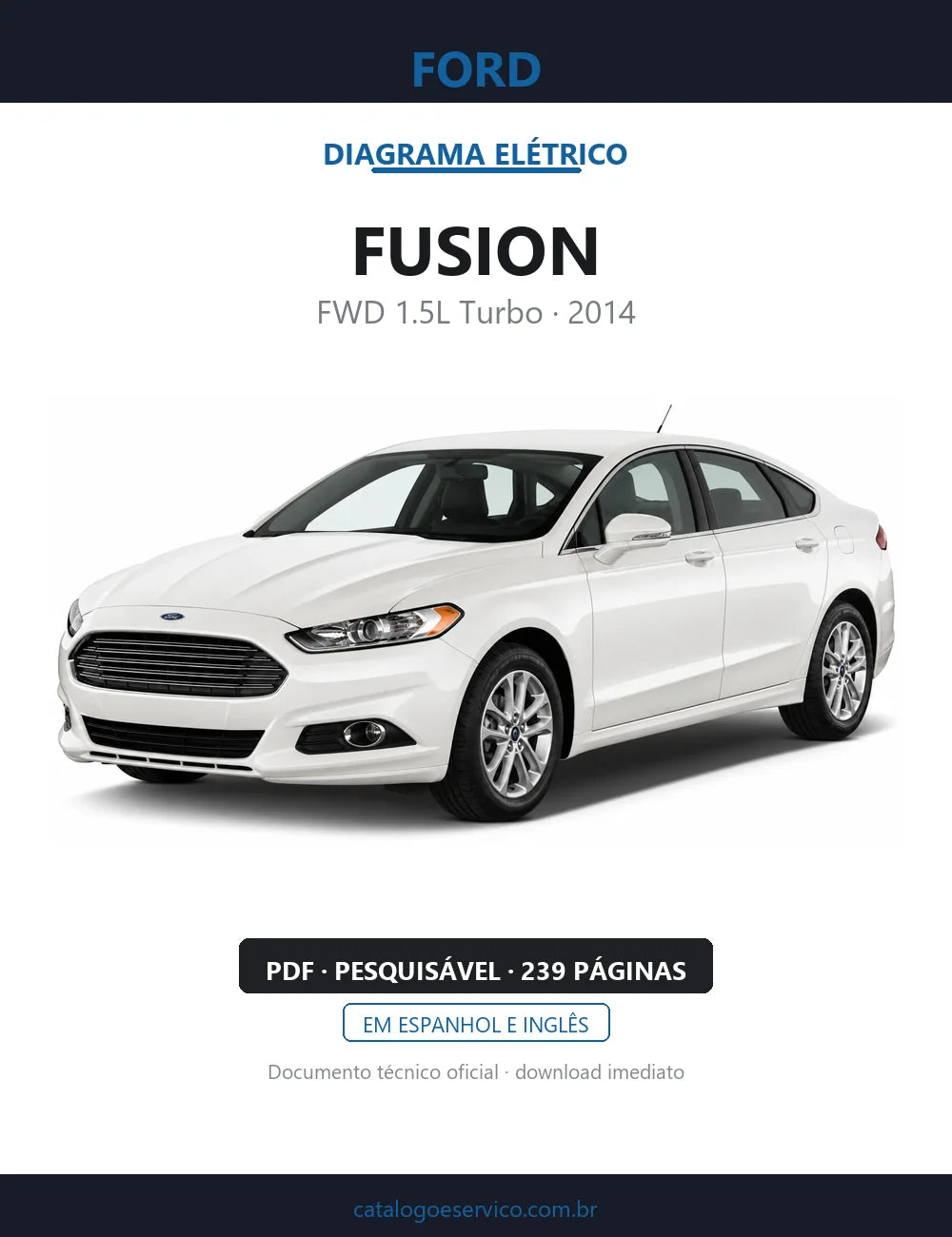 Diagrama Elétrico Ford Fusion — capa