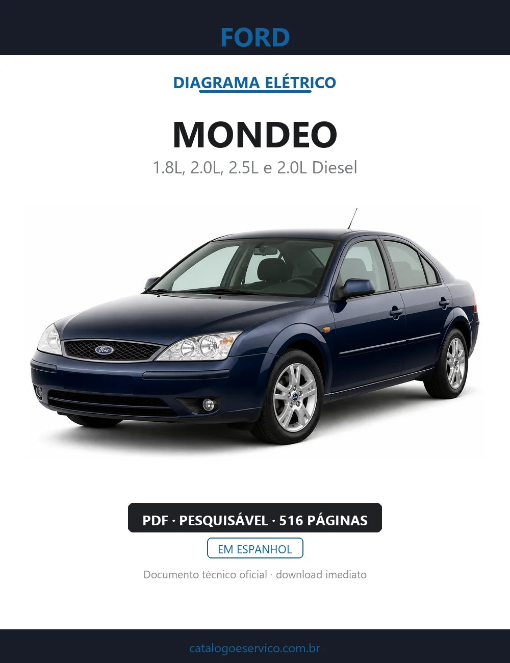 Diagrama Elétrico Ford Mondeo — capa
