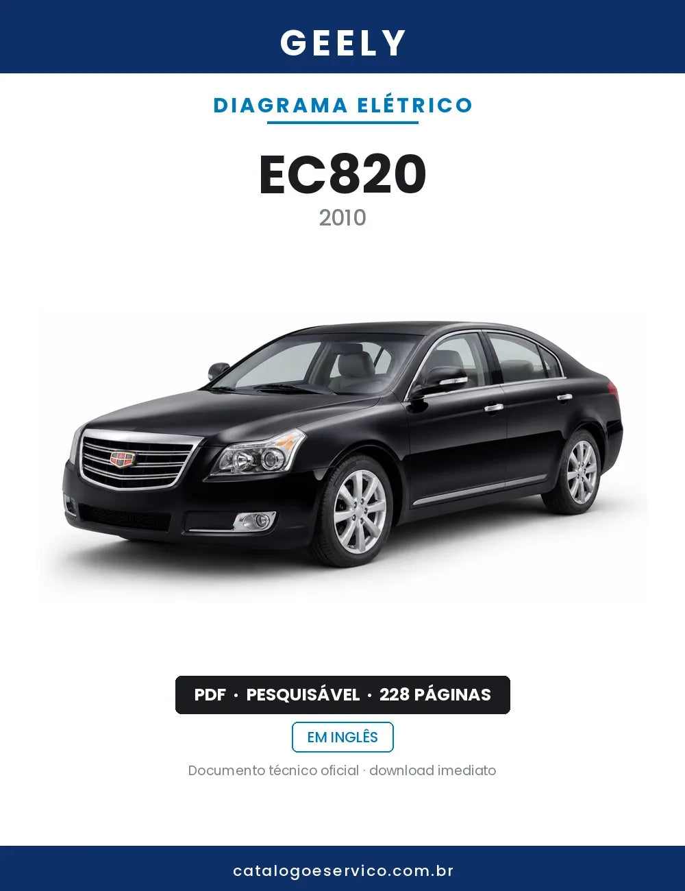 Diagrama Elétrico Geely EC820 — capa