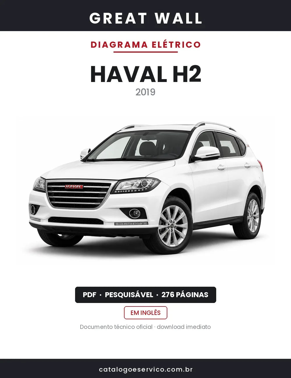 Diagrama Elétrico Great Wall Haval H2 — capa