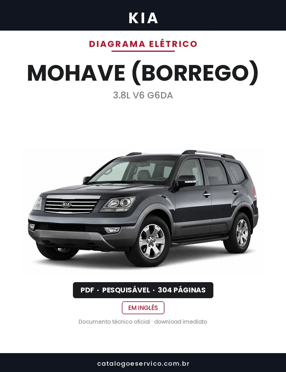 Diagrama Elétrico Kia Mohave (Borrego) — capa