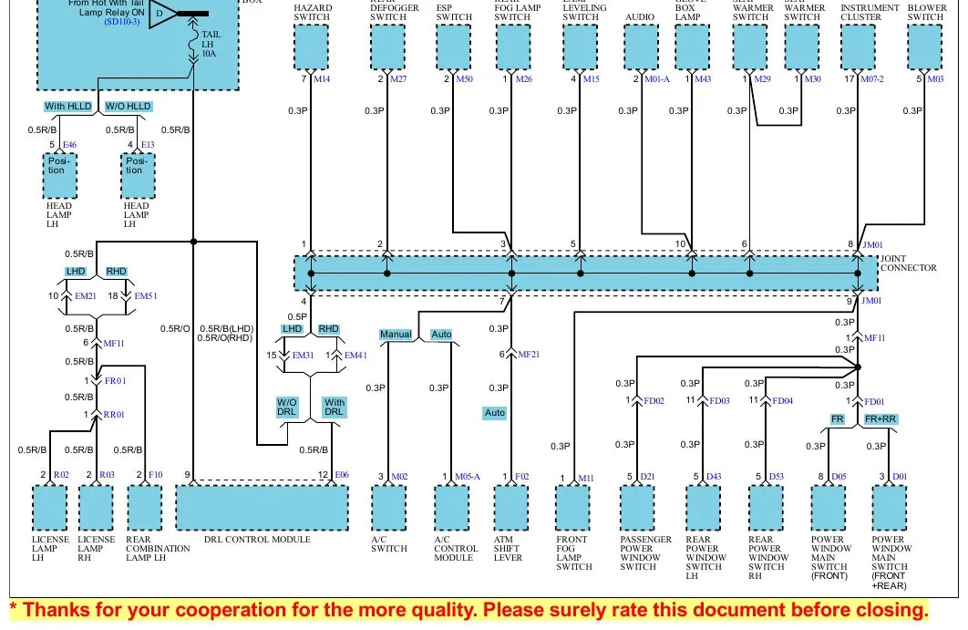 Diagrama Elétrico Kia Picanto — prancha de circuito 4