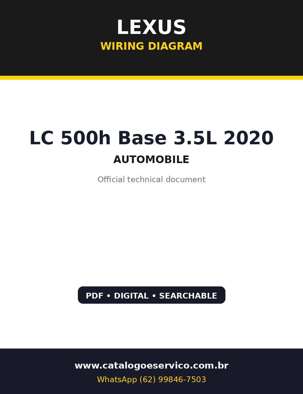 Diagrama Elétrico Lexus LC 500h Base 3.5L 2020 — 2020: o sistema hibrido multi-estagio por dentro