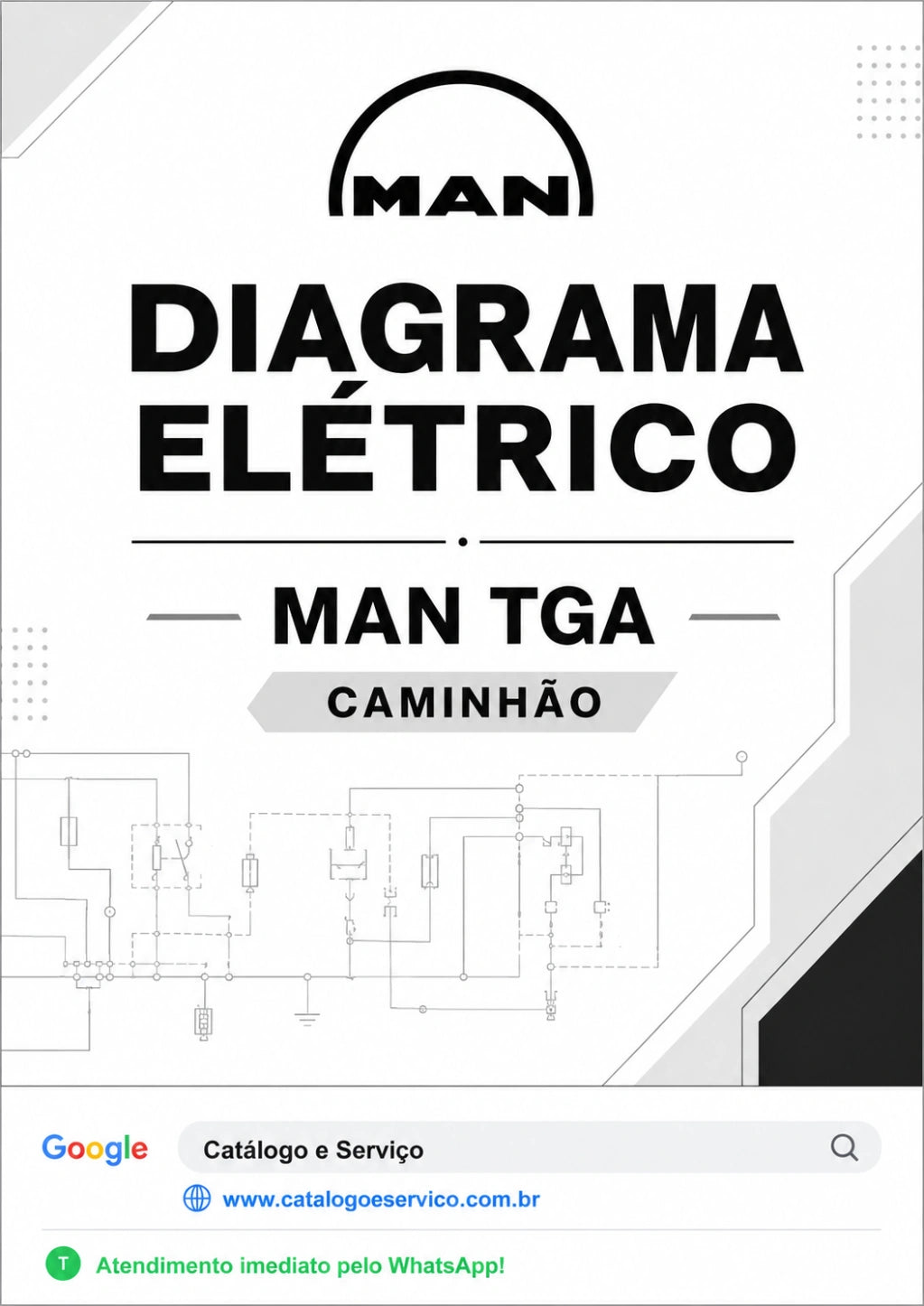 Diagrama Elétrico MAN TGA - Caminhão