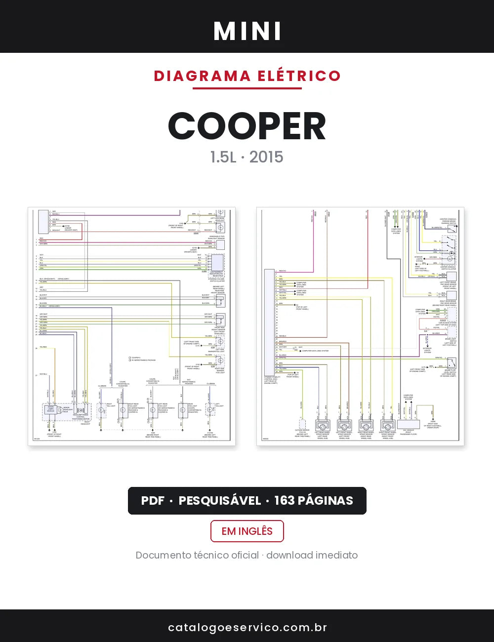 Diagrama Elétrico MINI Cooper — capa