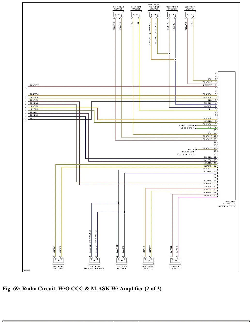 Diagrama Elétrico MINI Cooper — prancha de circuito 2