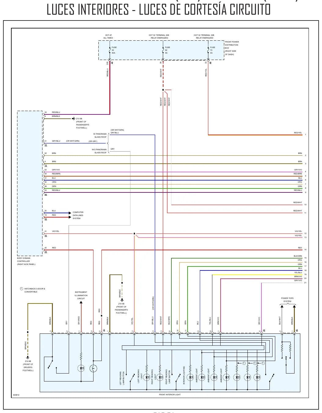 Diagrama Elétrico MINI Cooper F56 — prancha de circuito 1
