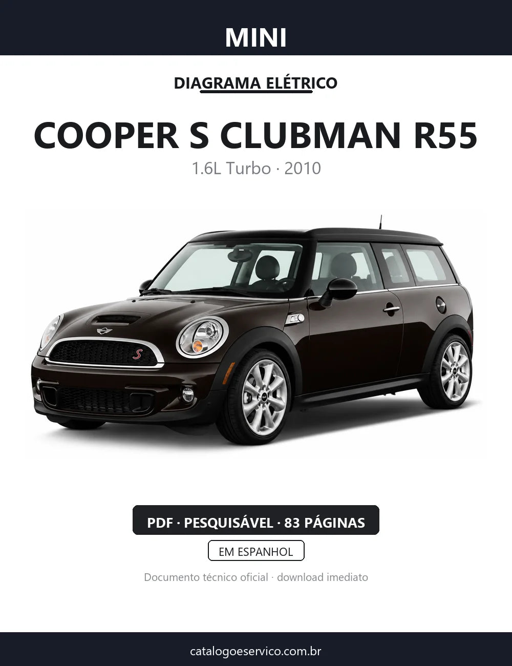 Diagrama Elétrico MINI Cooper S Clubman R55 — capa