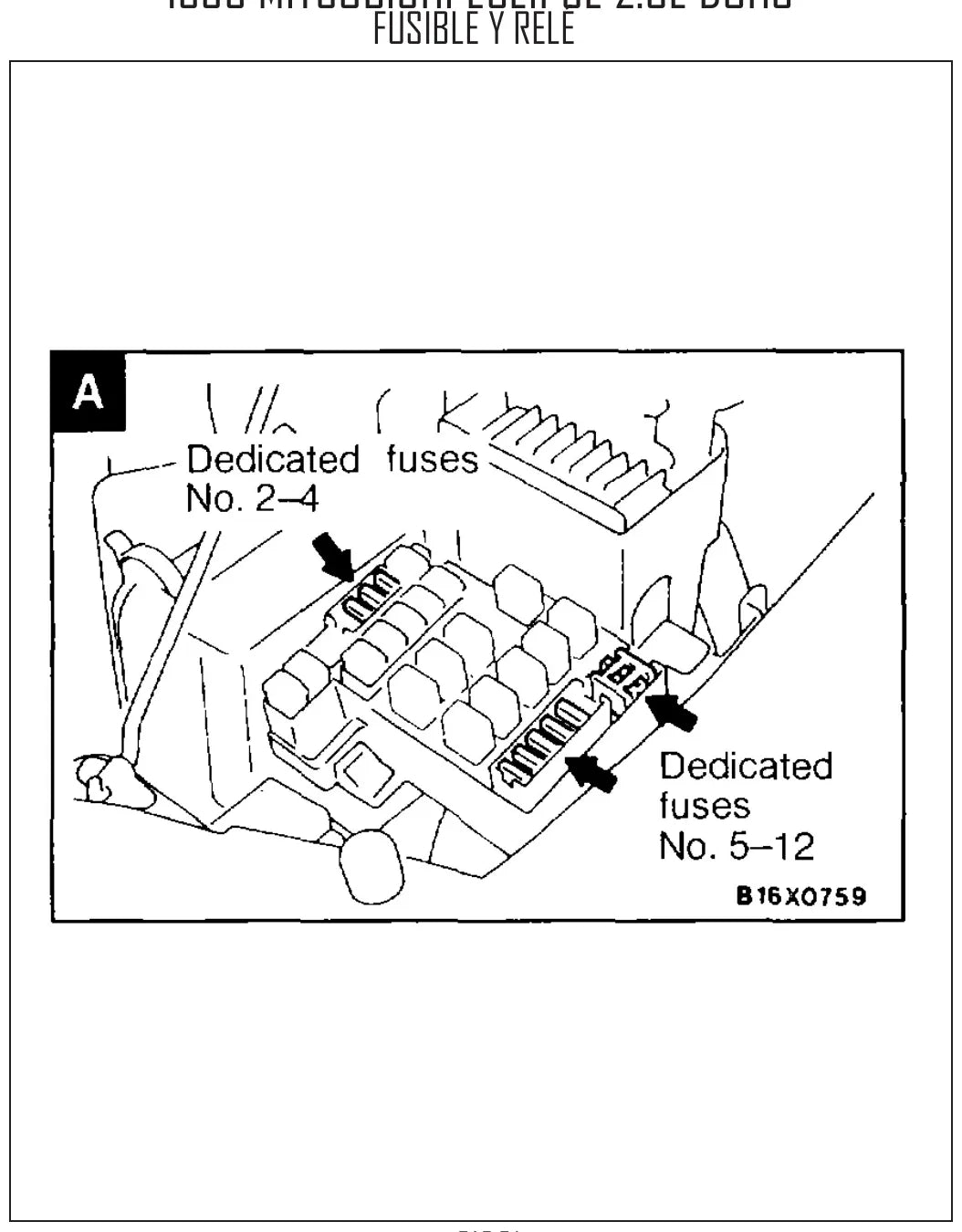 Diagrama Elétrico Mitsubishi Eclipse — prancha de circuito 1