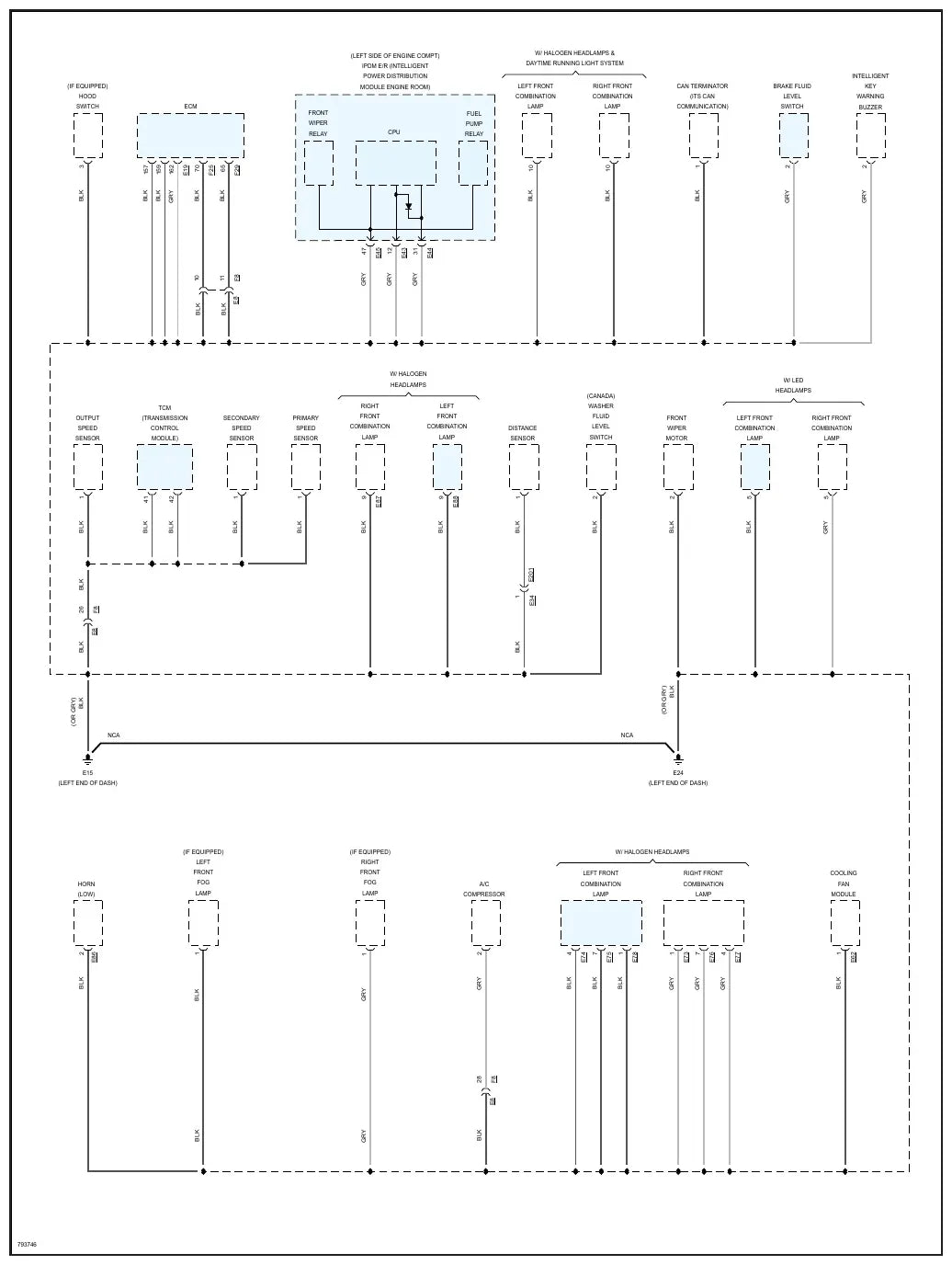 Diagrama Elétrico Nissan Kicks — prancha de circuito 2