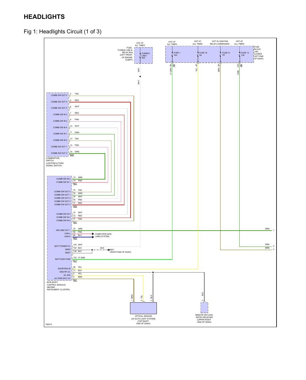 Diagrama Elétrico Nissan Maxima SV 3.5L 2021 — 3.5L 2021: do motor VQ35 ao Bose - diagrama 1