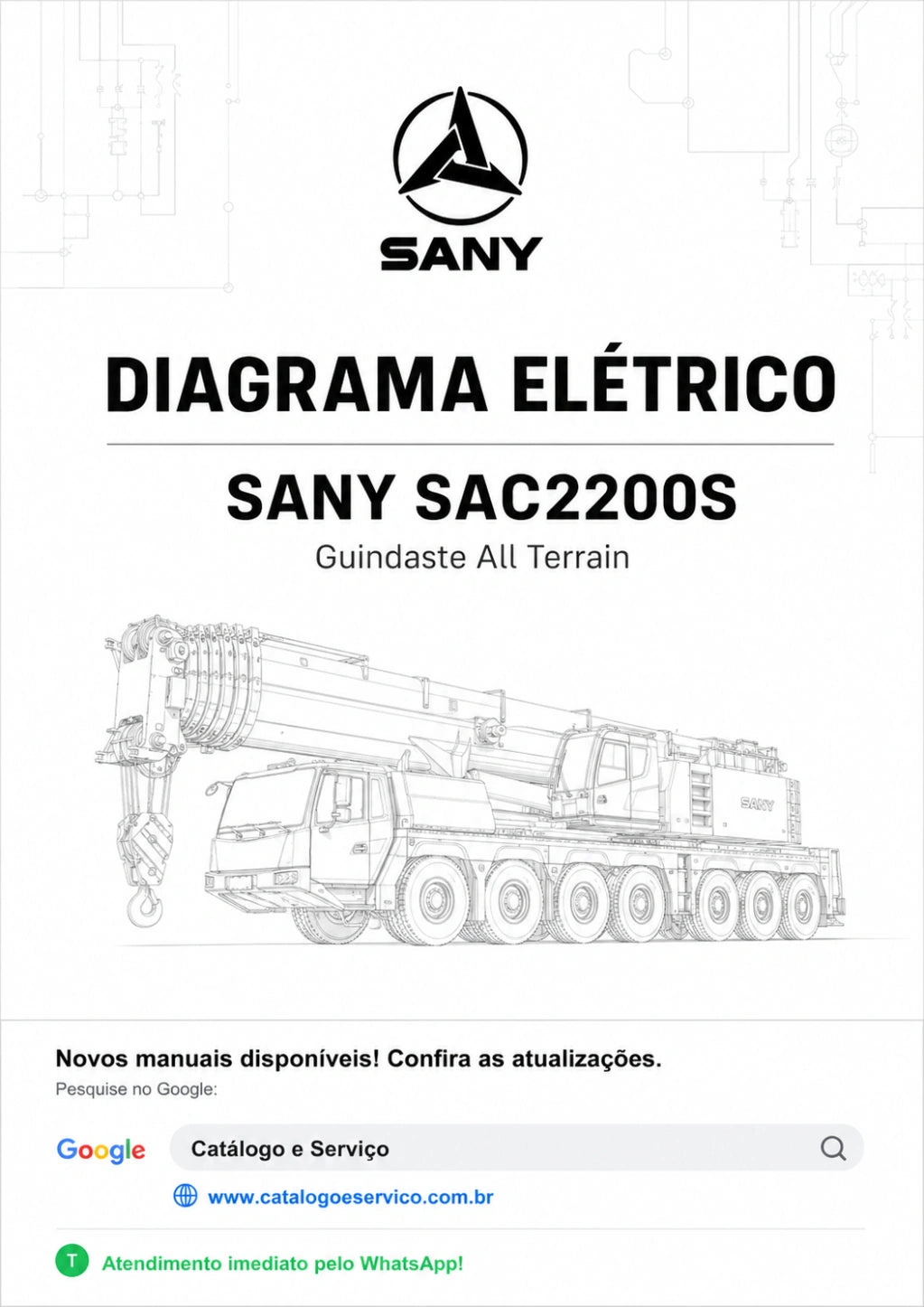 Diagrama Elétrico Sany SAC2200S - Guindaste All Terrain