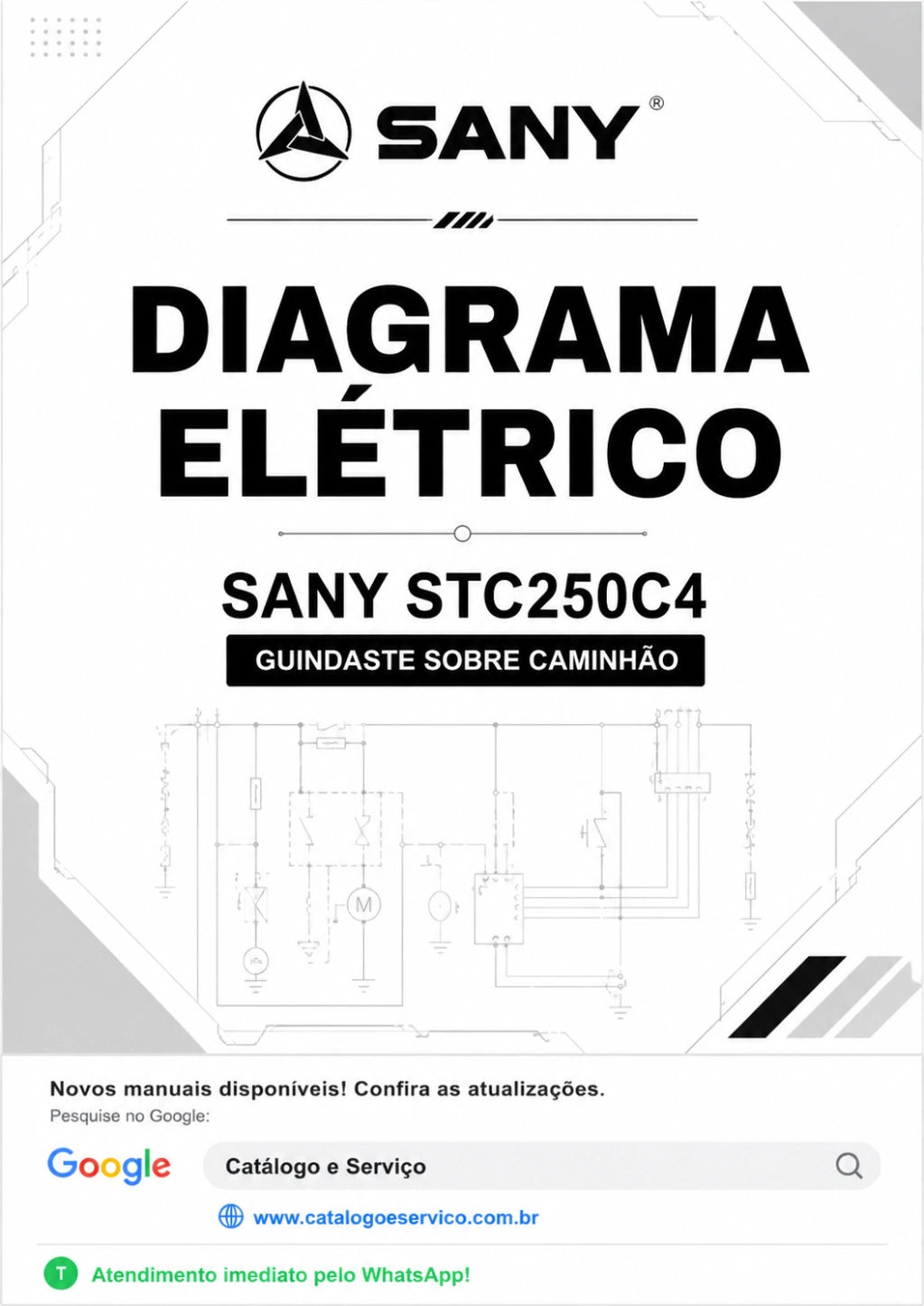 Diagrama Elétrico Sany STC250C4 - Guindaste sobre Caminhão