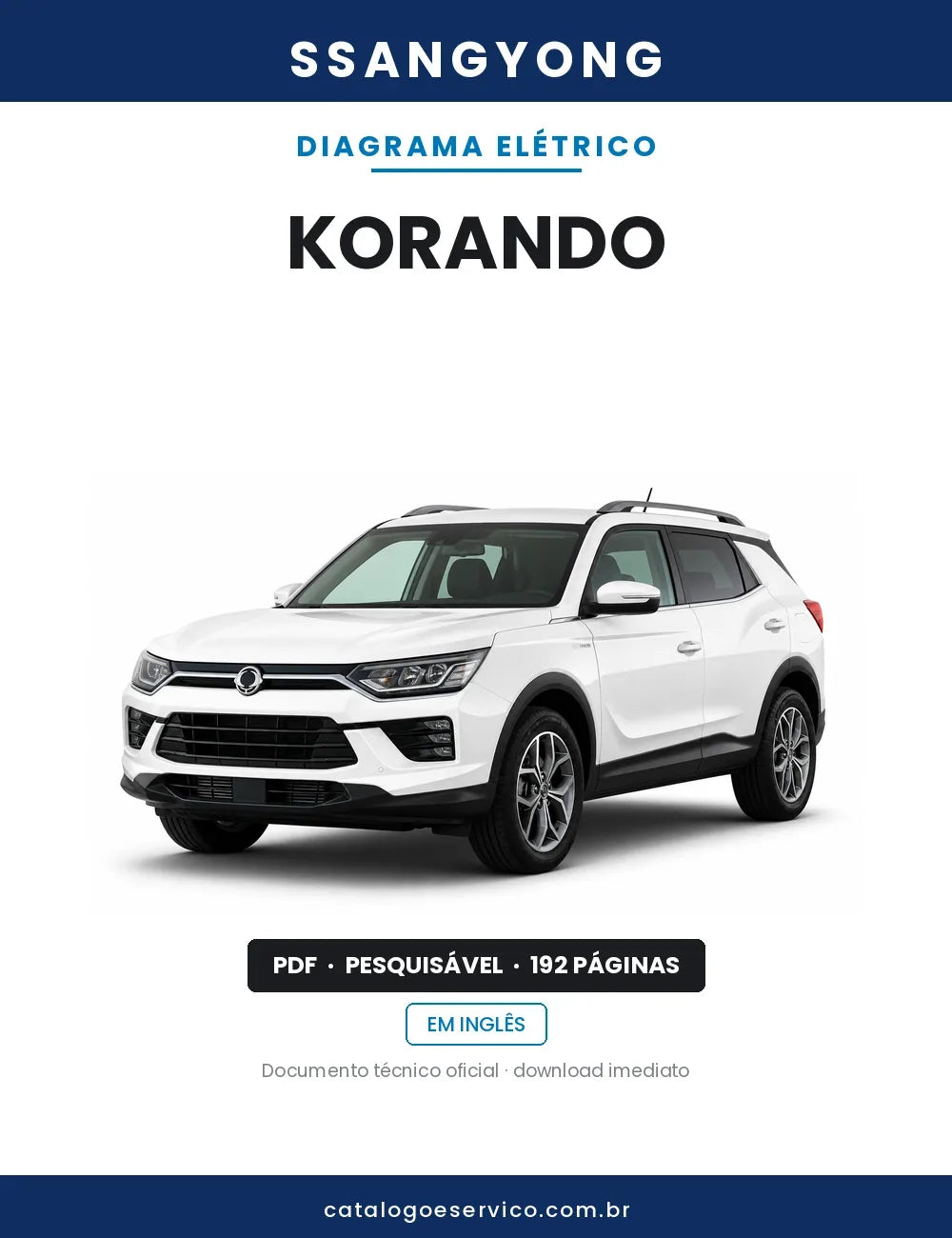 Diagrama Elétrico SsangYong Korando — capa