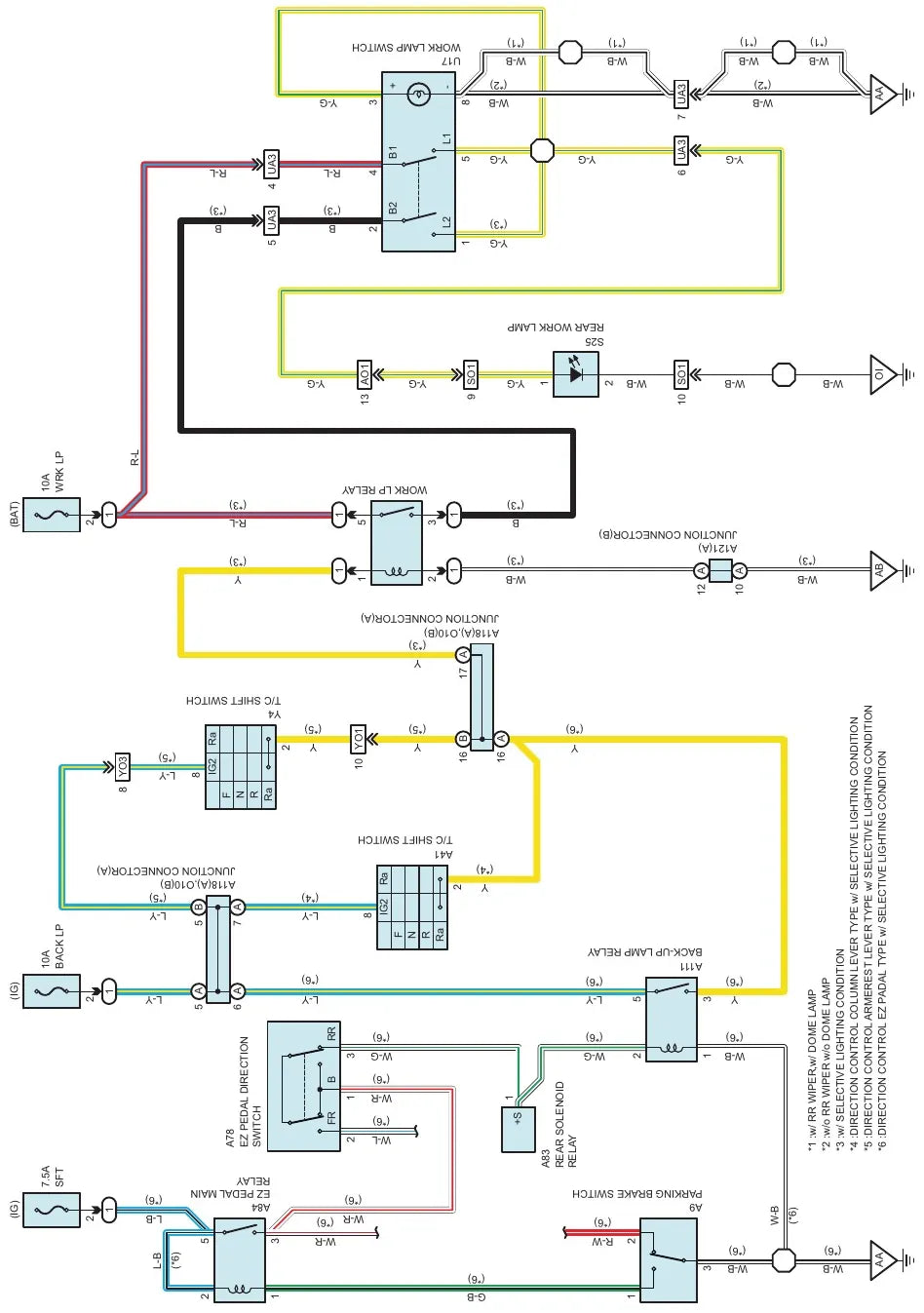 Diagrama Elétrico Toyota 8FG35N-50N e 40-8FD35N-80N — prancha de circuito 3