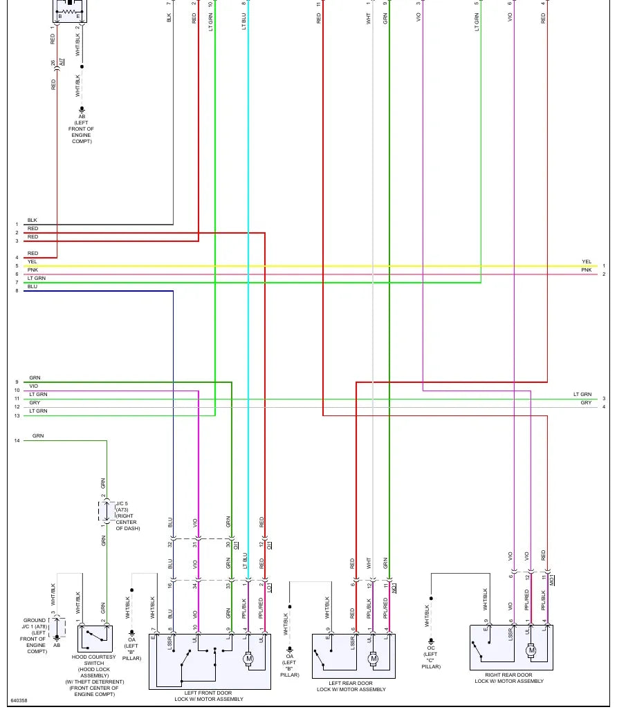 Diagrama Elétrico Toyota Corolla — prancha de circuito 4