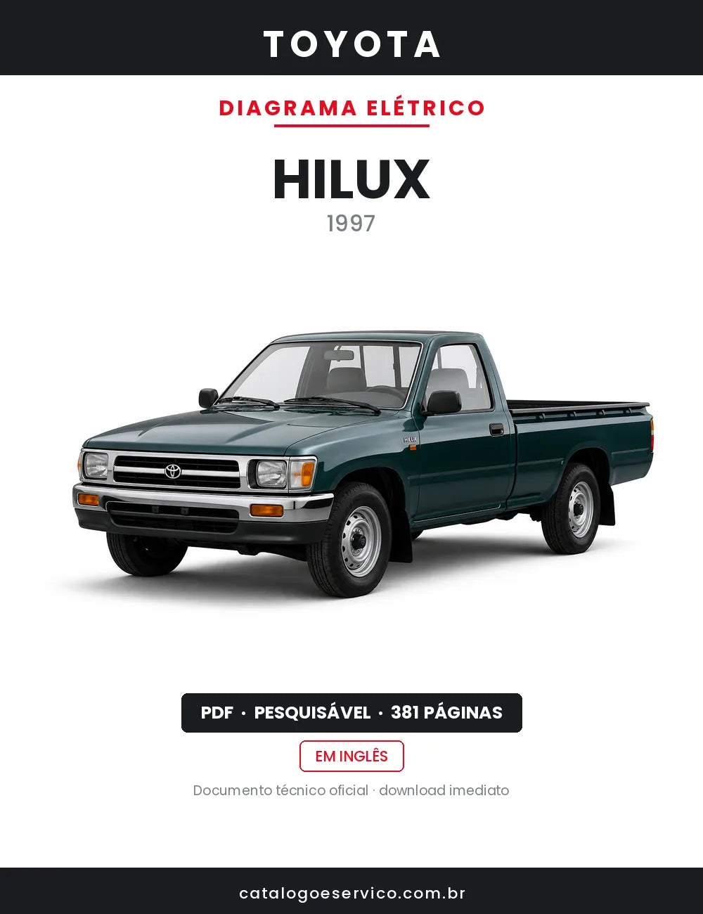 Diagrama Elétrico Toyota Hilux — capa
