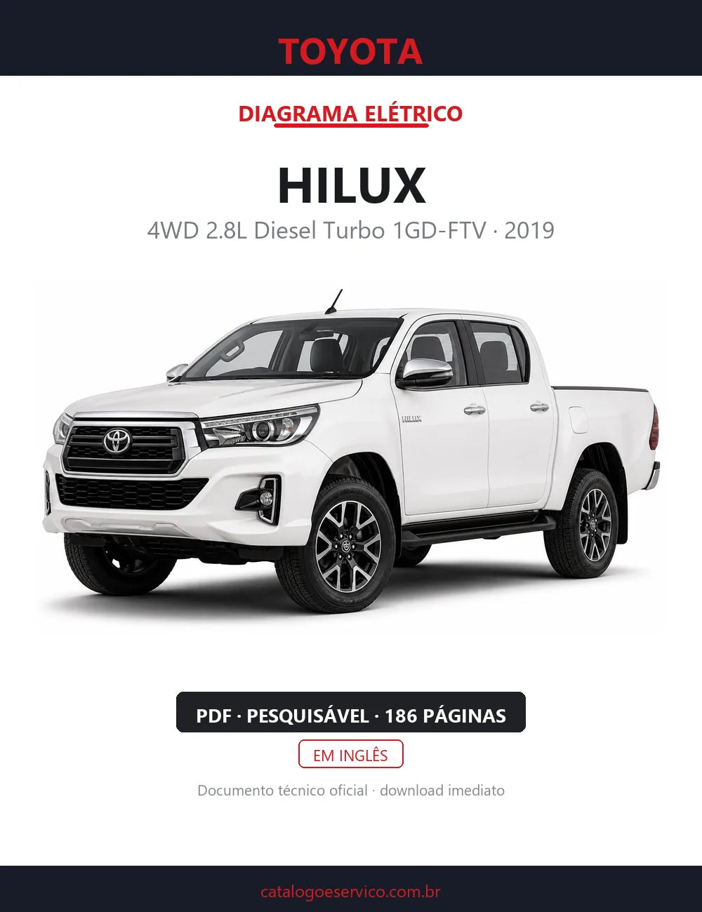 Diagrama Elétrico Toyota Hilux — capa