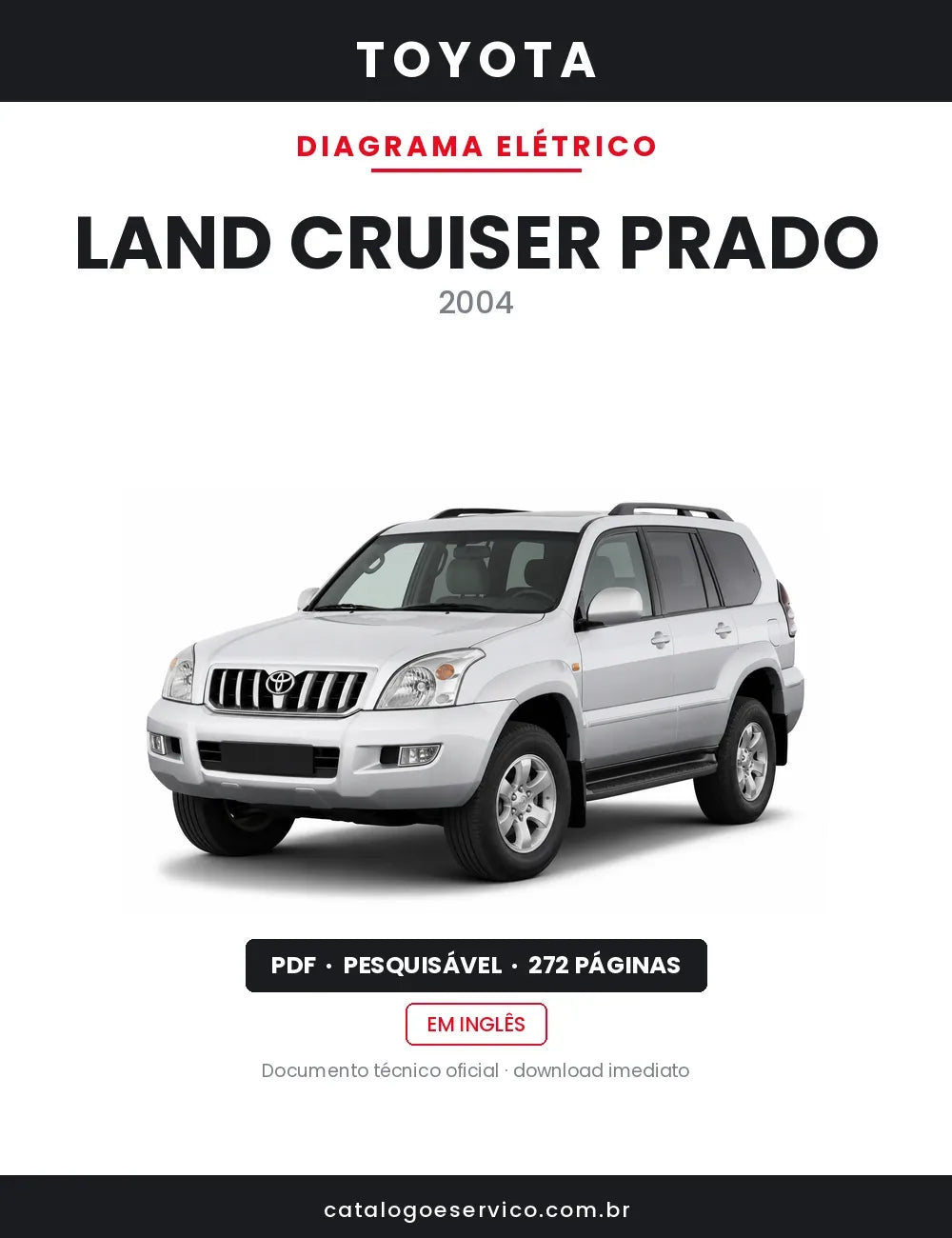 Diagrama Elétrico Toyota Land Cruiser Prado — capa