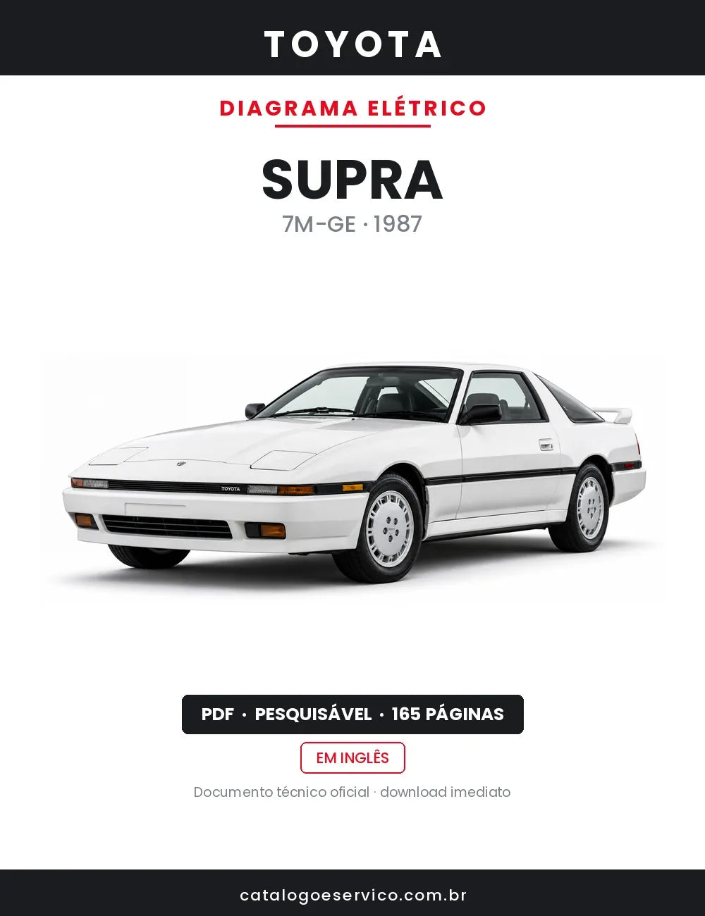Diagrama Elétrico Toyota Supra — capa