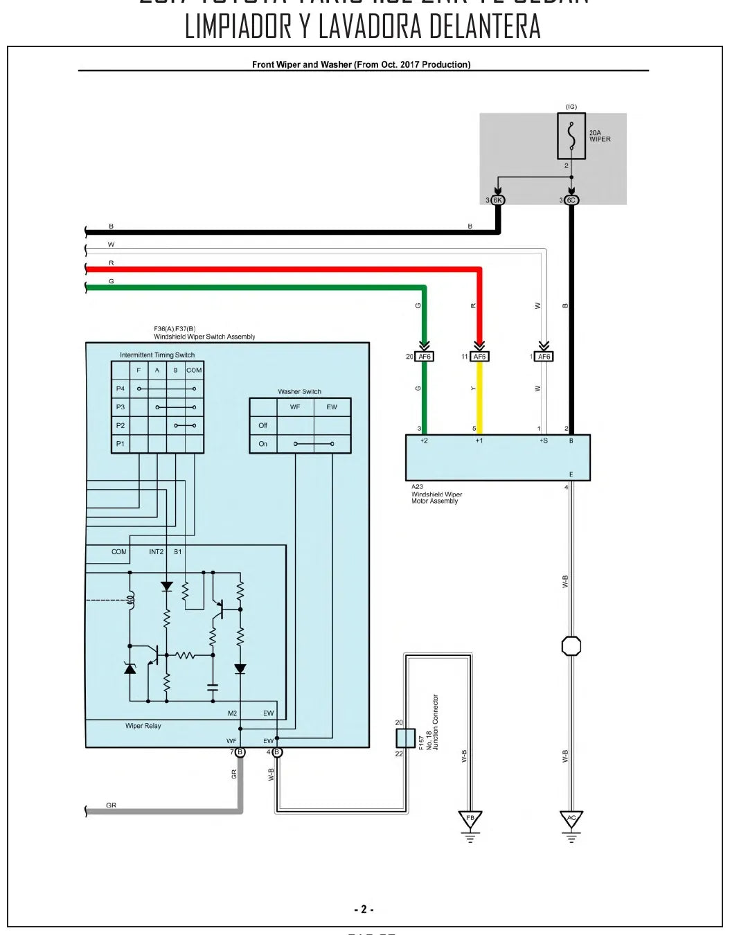 Diagrama Elétrico Toyota Yaris — prancha de circuito 2